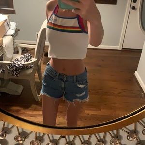 Old navy blue Jean shorts!